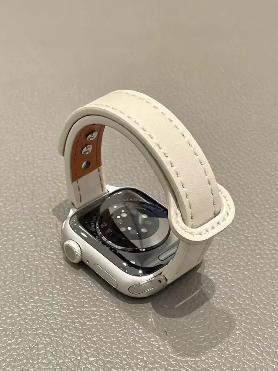 Women's Leather Loop Watch Band