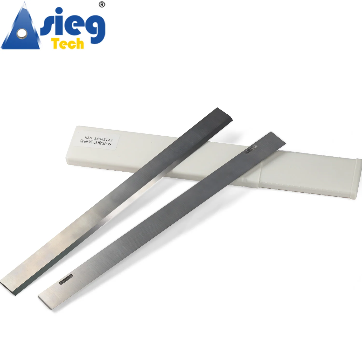 260&times;21&times;3mm Dewalt DW50 HSS Planer Blades Jointer Knives Slotted for S704 ELU Dewalt Planers Woodworking Machine -Set of 2 Pieces