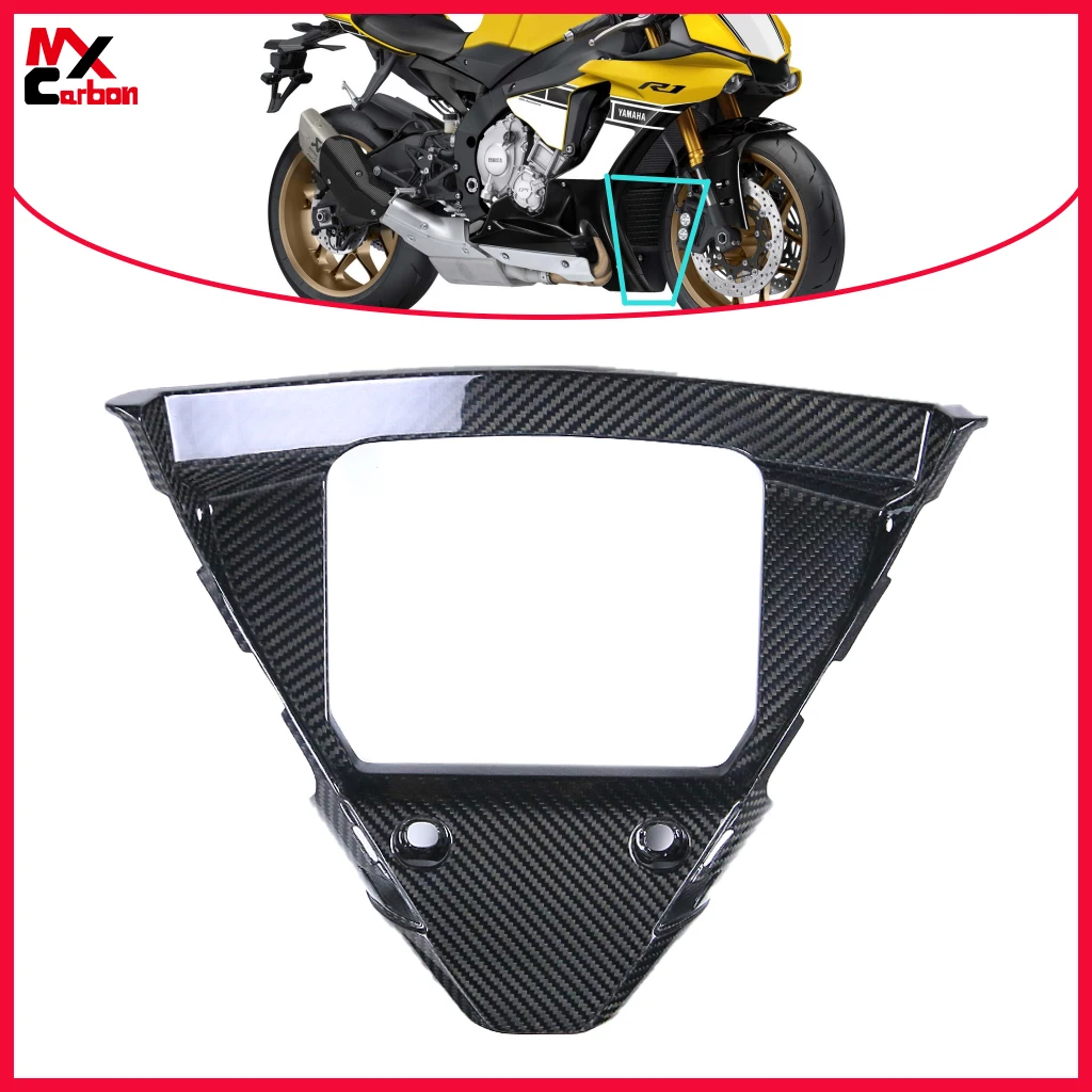 

Motorcycle Radiator Guard V-Panel Fairings Body Kits Lower Fairing Carbon Fiber Accessories For Yamaha R1 R1M 2020 2021 2022
