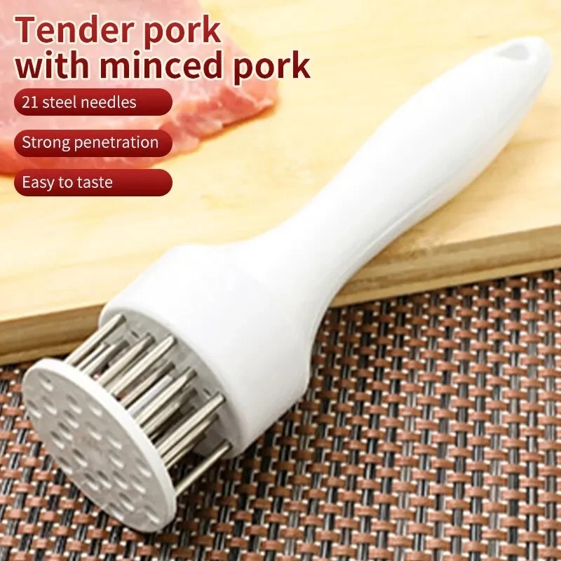 Meat Tenderizer Meat Hammer Household Stainless Steel Steak, Pork Cutlet, Quick Release Meat Needle, Portable Meat Hammer, Kitchen Tool