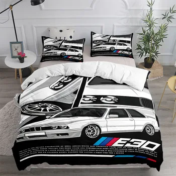 Vincent voiture personnalisé housse de couette ensemble roi reine Double pleine jumeau simple taille housse de couette taie d'oreiller ensemble de linge de lit 1