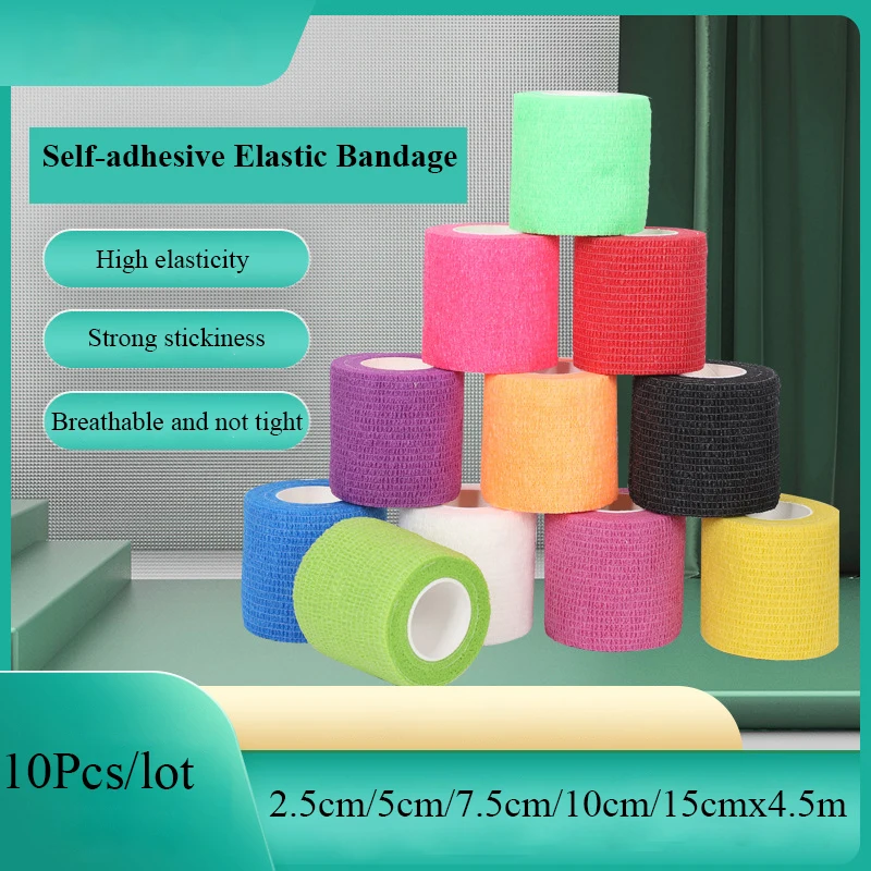 10Pc2557510x450cmNonwovenSportElastoplastSelfAdhesive