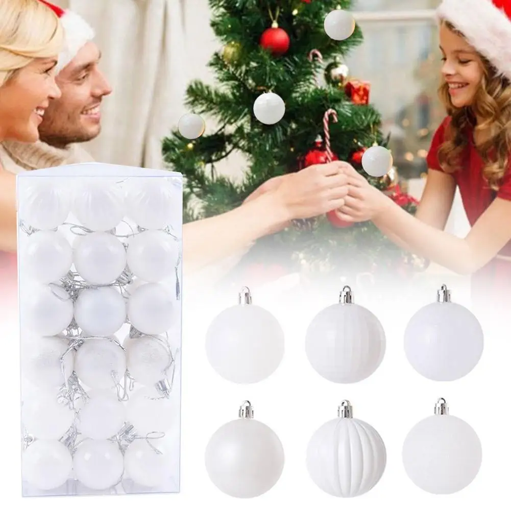 

36Pcs/Set 40mm Christmas Xmas Tree Ball Bauble Hanging Home Party Ornament Decor Tree Decoration Balls Xmas Party Hanging Decor