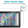 Screen Protector for Amazon Fire 7 2022/Fire 7 Kids 2022 (12th Generation,7 inch) Tempered Glass Anti-Scratch HD 9H Hardness 3