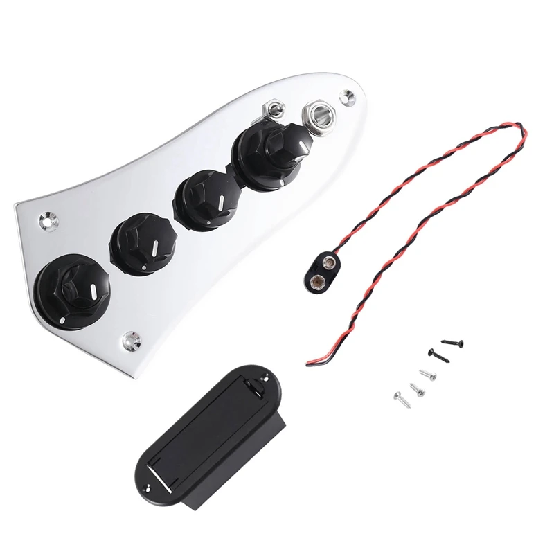 

Universal 5 Jazz JB-08 Bass Loaded Control Plate For 4/5 String Bass Guitar Spare Parts