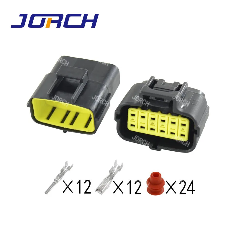 Amp Denso para Câmbio de Marcha para Automóvel à Prova Dágua Sensor de Mudança de Marcha Plugue Conjuntos de 12 Pinos Fêmea Macho 1746612 1840581 368537-1