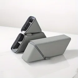 Elegant Silicone Pen Holder - Foldable Desktop Organizer and Multi - Purpose Stationery Cup, Ideal Gift (Gray)