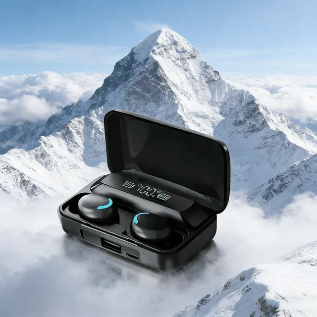 New 5.3 Bluetooth Headphones 9D Stereo High Bass Sport Earphones Touch Control Tws Wireless Earbuds Headsets