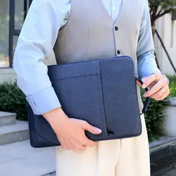 Handbag Multiple Compartments OX Cloth Men Briefcases Business Laptop Package Office Document Pouch Laptop Protective Bag
