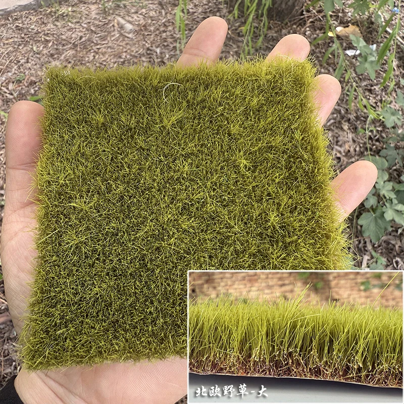 Simulated Miniature Grass for Model Scenery and Train Layouts