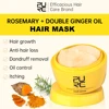 PURC Ginger Rosemary Hair Mask Smoothing Repair Damaged Frizz Deep Conditioning Hair Care Buy One Get One Free