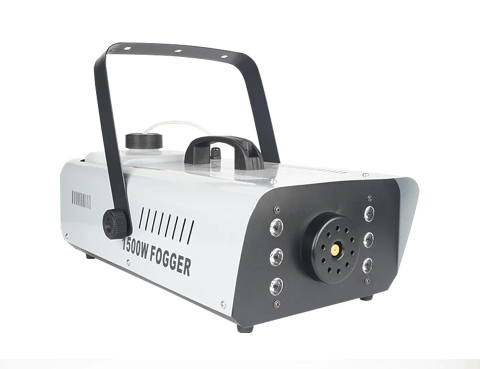 LED 1500W Fog Machine DJ Stage 1500W Smoke Machine RGB Wire And Remote Control K