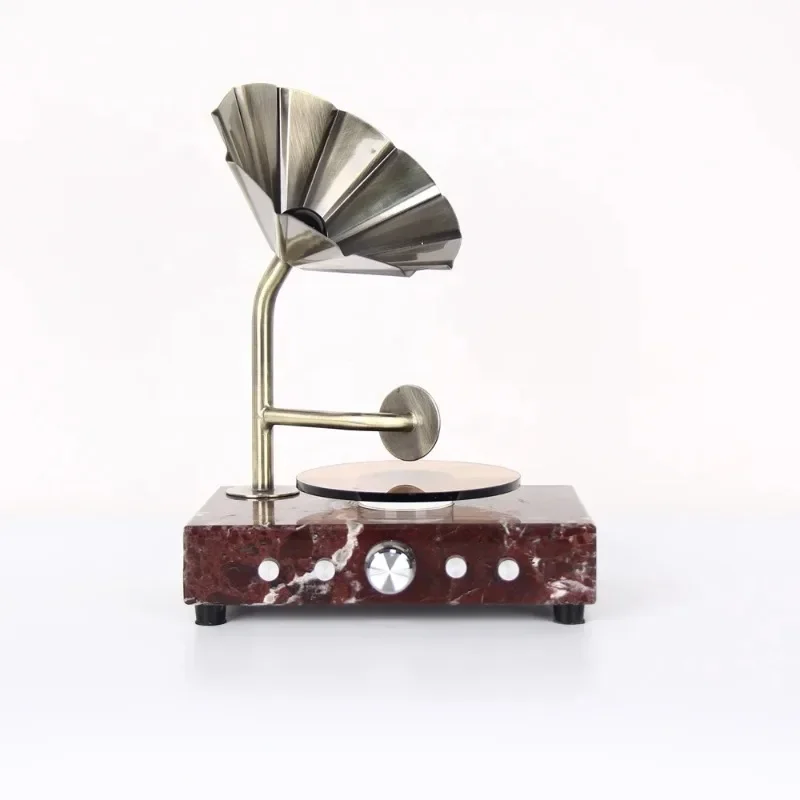 

Luxury Retro Marble Phonograph Decoration Model House Room Home Decor