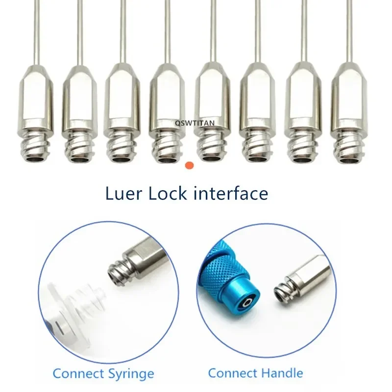 Single Hole Liposuction Cannula Facial Fat Harvesting Cannulas Fat Transfer needle tool