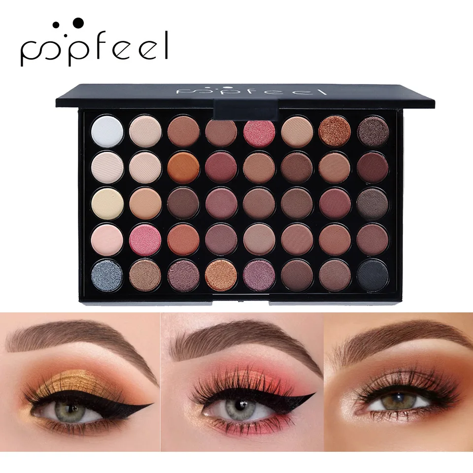 Neutral Eyeshadow Palette 40 Color Highly Pigmented Eye Shadow Cosplay  Makeup Kit Matte Shimmer Metallic Eye Shadow Pallet Sets - AliExpress