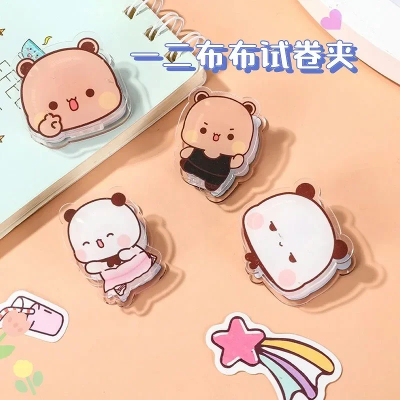 Kawaii Anime Acrylic Stationery Clip - Multi-Functional Student Supplies