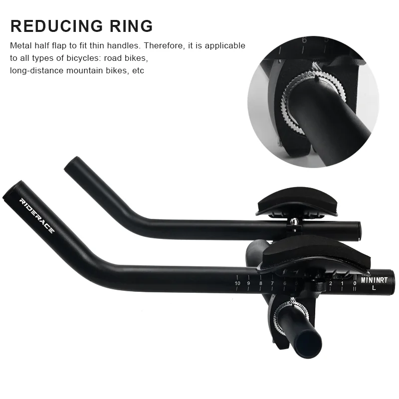 Support Guidon Vélo Course Cintre Triathlon VOANZO - Repos Bras Aéro Alliage Aluminium - Guidon Vélo Course Accessoire Vélo Tri Bars