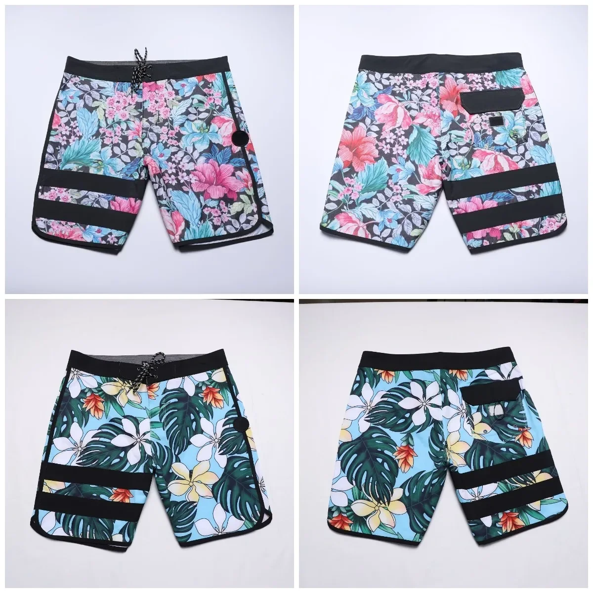 Men Trunks Quick-drying  Board Shorts USA Size Shorts Waterproof Surf Shorts Length 46cm/18inch  POLYESTER 5