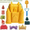 2024 New Beach Sand Toys Set Creative Children's Pyramid Castle Sand Mold Fun Outdoor Games Beach Accessories for Boys Girls 1