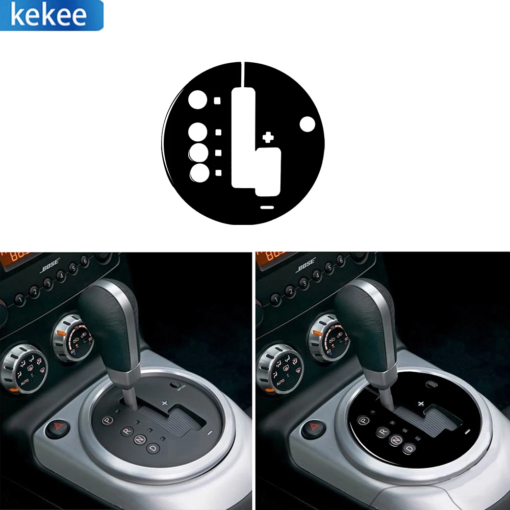 

For Nissan 350Z 2003 2004 2005 2006 2007 2008 2009 Piano Black Gearshift Panel Trim Car Interior Decoration Accessories Sticker
