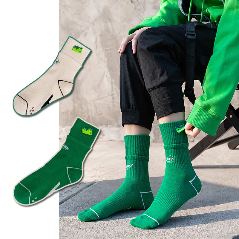 

socks for women couple sports snidel style japan y2k winter harajuku kawaii girls fashion Korean calcetines divertidosinviern