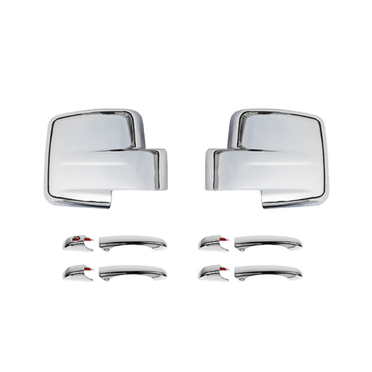 

Side Rearview Mirror Cover Shell Trim + Door Handle Cover Decoration for Jeep Patriot 2011-2016 Car Accessories