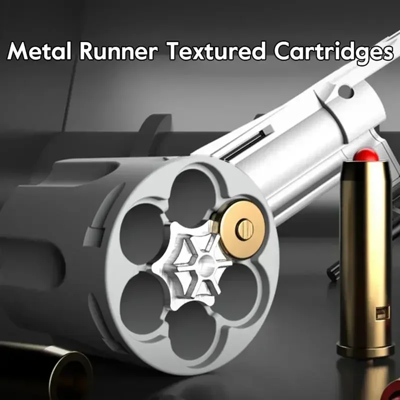 ZP5 Revolver Soft Bullet Gun 357 Simulated Ejection Toy