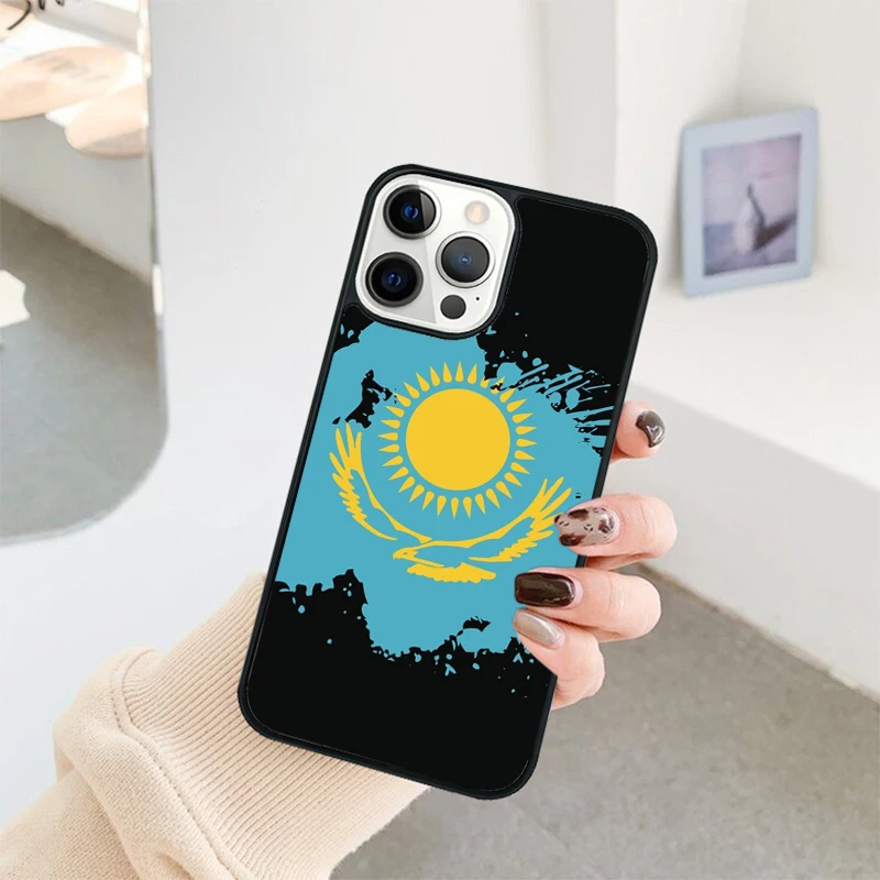 Kazakhstan Flag Design Phone Case - Sleek and Durable Coque Cover Shell