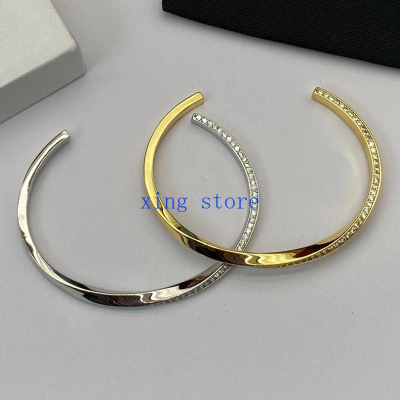 2024 New Fashion OL Style Round Cut Crystal Inlaid Women's Bracelet