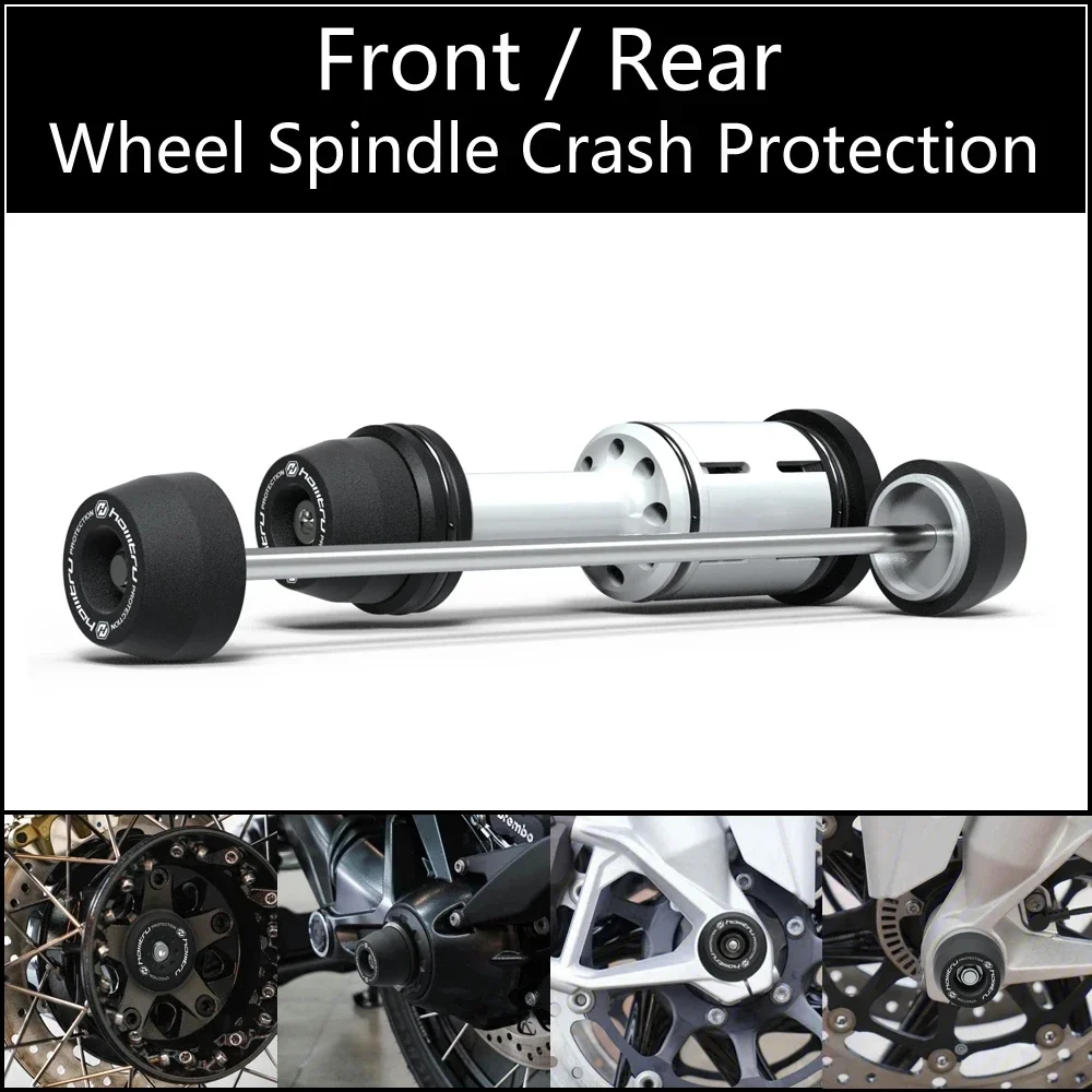 

Front Rear wheel Spindle Crash Protection For BMW R nineT / Pure / Racer / Scrambler / Urban G S GS / 2017-2023