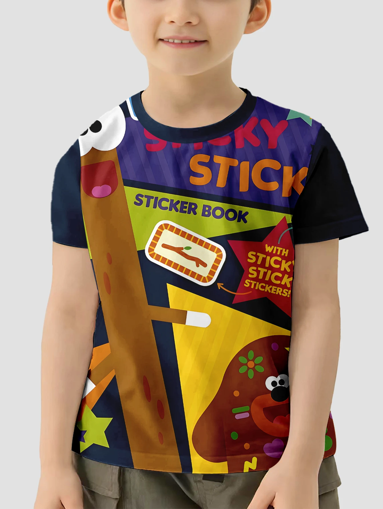 Cute Hey-D-DuggeeS 3D Print Baby Clothing 5 to 14 Years Male Outdoor Clothes for Children Boy Girl Child T-Shirt Top Shirts 2