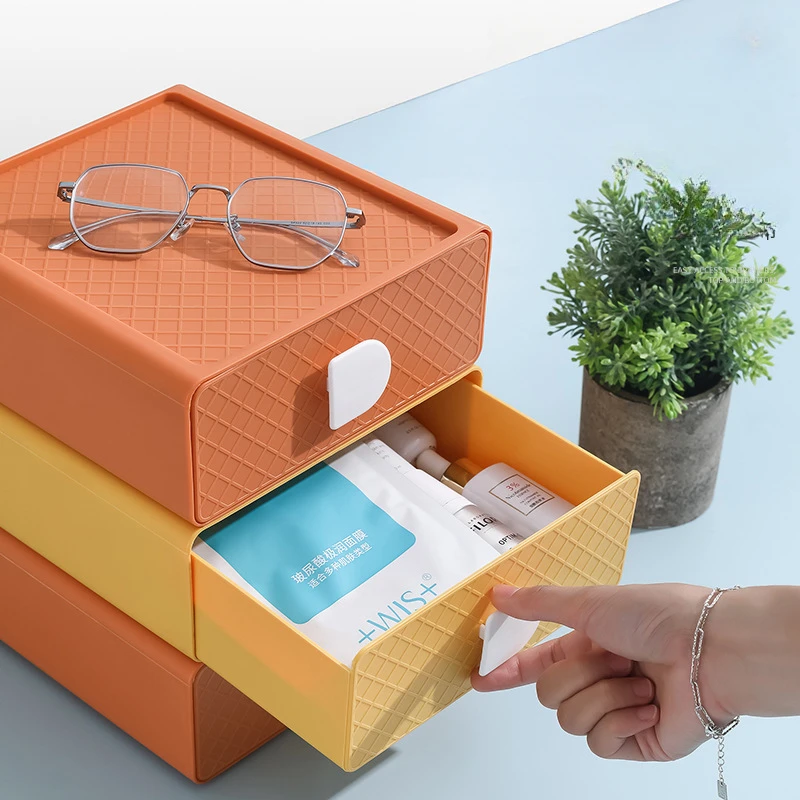 

Office Storage Cosmetics Organizer Desk Drawer Storage Room Desktop Storage Box