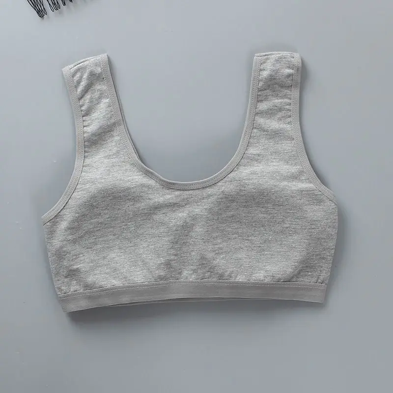 Comfortable Cotton Kids Bras Wireless Puberty Girls Bra Breathable Training Bras Girls Underwear Children