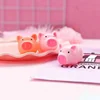 1/3/6/10pcs Pink Cartoon Pig Decompression Venting Toys Stress Relief Toys Button Gift For Children Release Stress 5