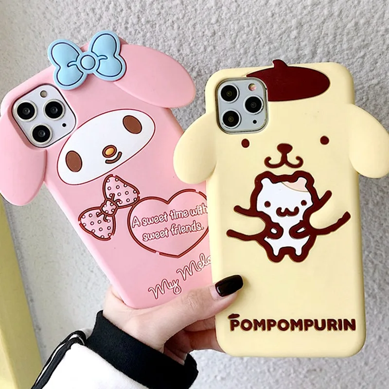

Anime Sanrio Phone Case Cinnamoroll Accessories Cute Kawaii Apply Iphone14Promax 13 12 11 Xsmax Xr Protect Anti-Drop Girls Gift