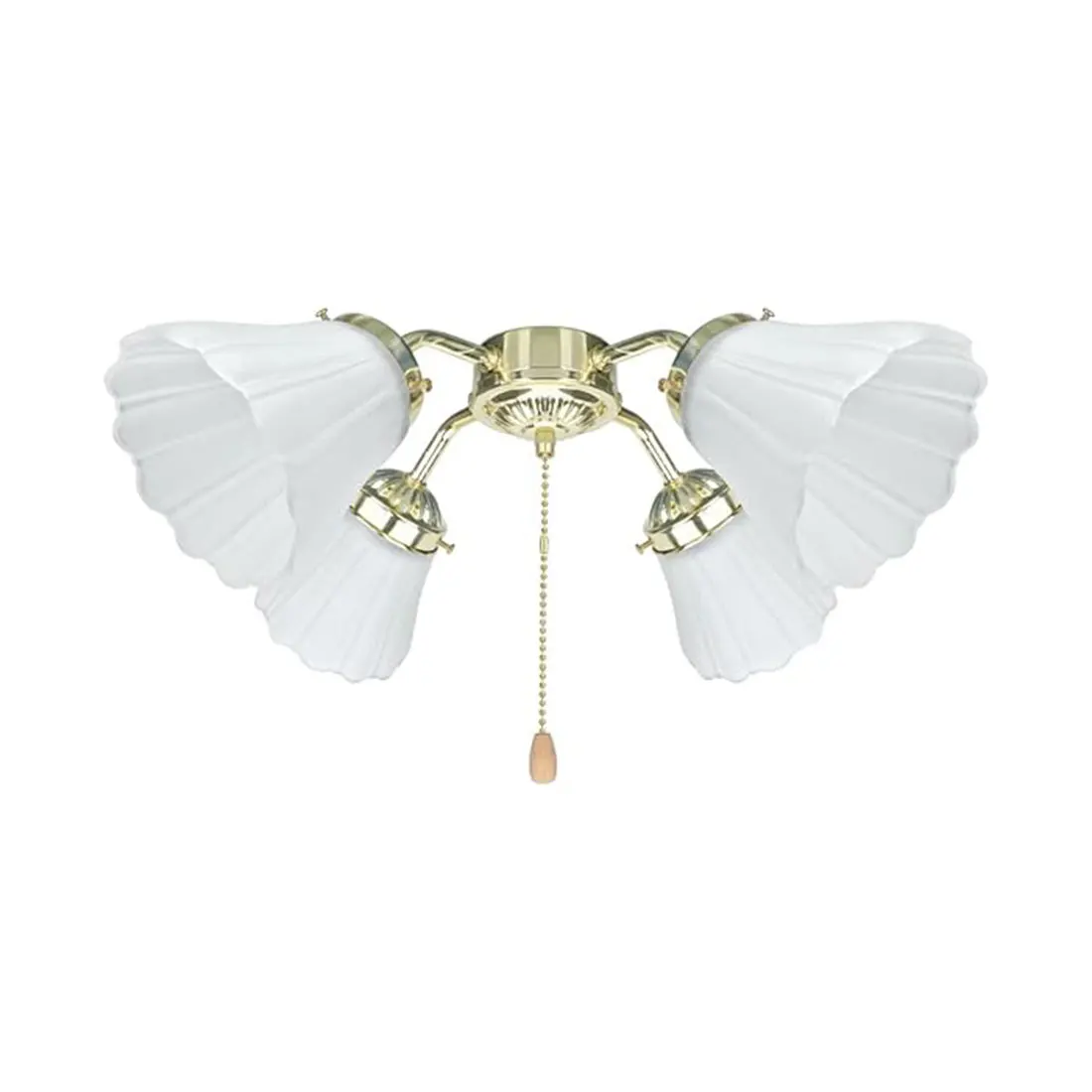 シーリングファン 透明アクリルカバー クリエイティブな透明フロスト