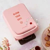 Lovely Cherry Blossom Powder Sandwich Breakfast Machine, Household Multi-function Edge Toaster Light Food Machine, Bread Maker 1