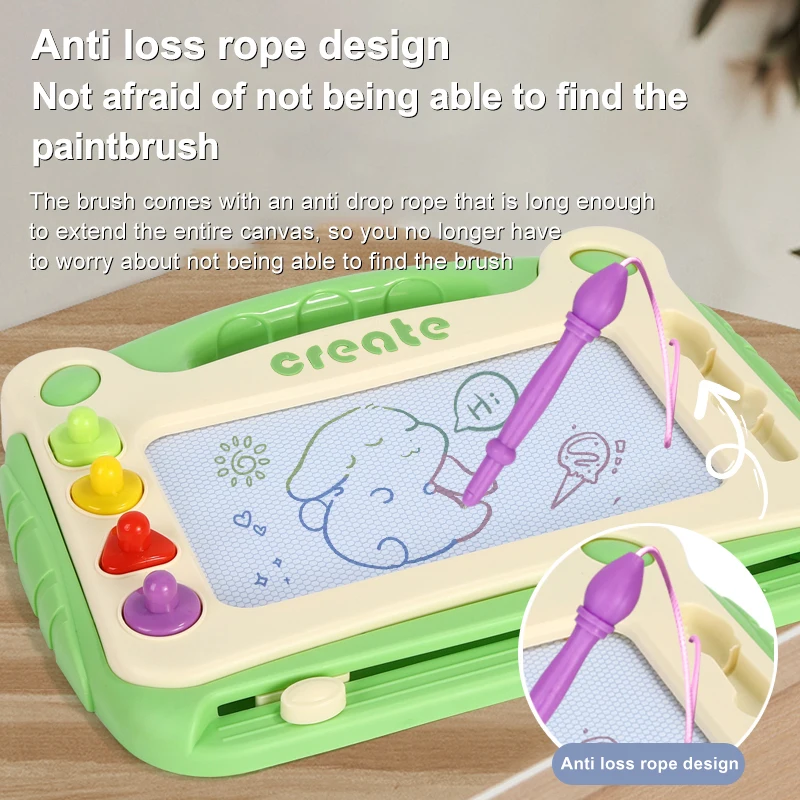 Children's Magnetic Color Drawing Board Writing Board Baby Drawing Board Male and Female Toy Graffiti Board Art Stand 5
