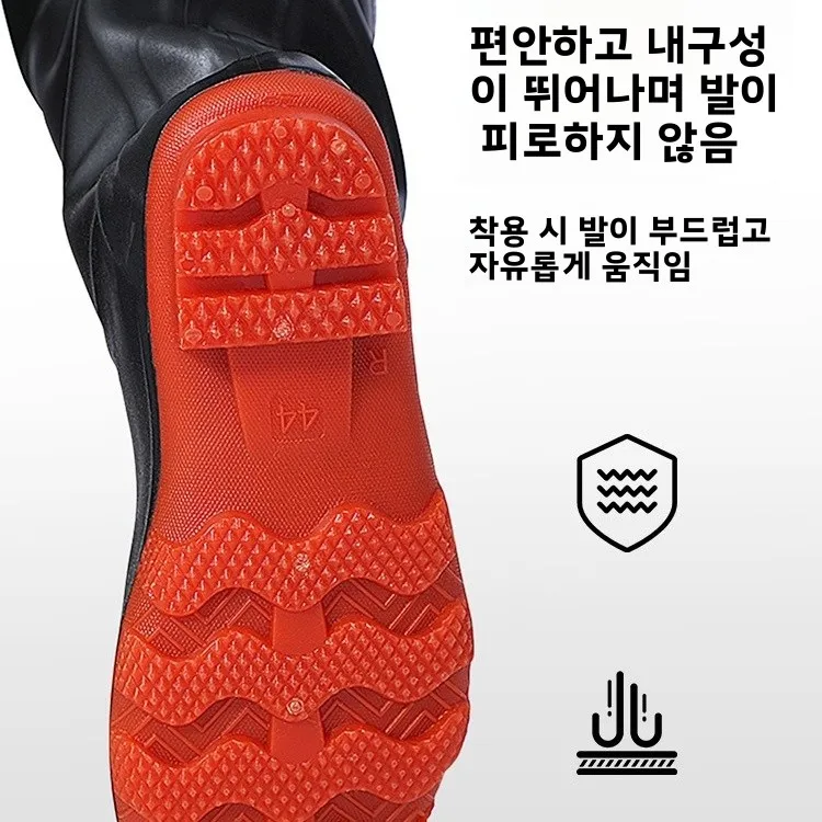 방수 낚시 바지 남성용 풀 불텐드 하프 길이 오버올 두꺼운 레인부츠 야외 캠핑 여행 장비