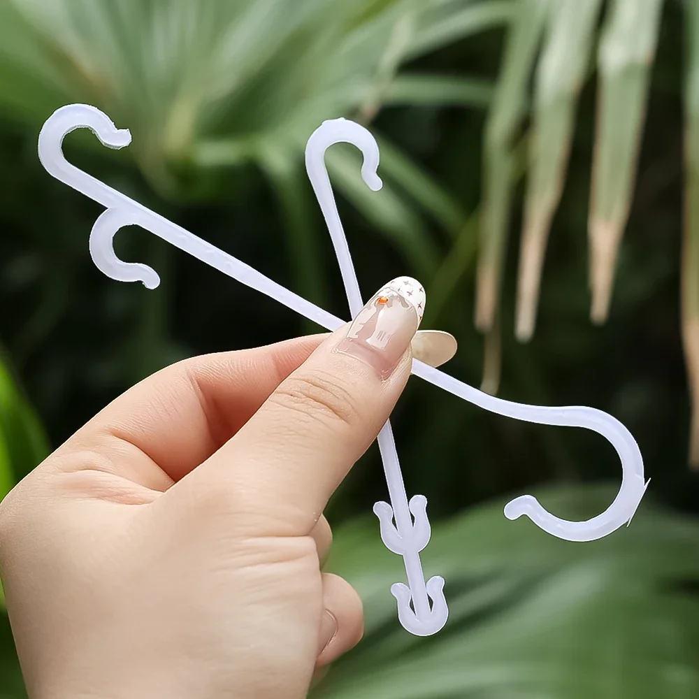 Reusable J-Shaped Plant Support Hooks