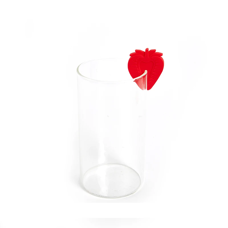 New 6Pcs Fruit Pattern Silicone Wine Glass Premium Durable Drink Marker For Drinks Cups Beverage Glasses Wine Glass