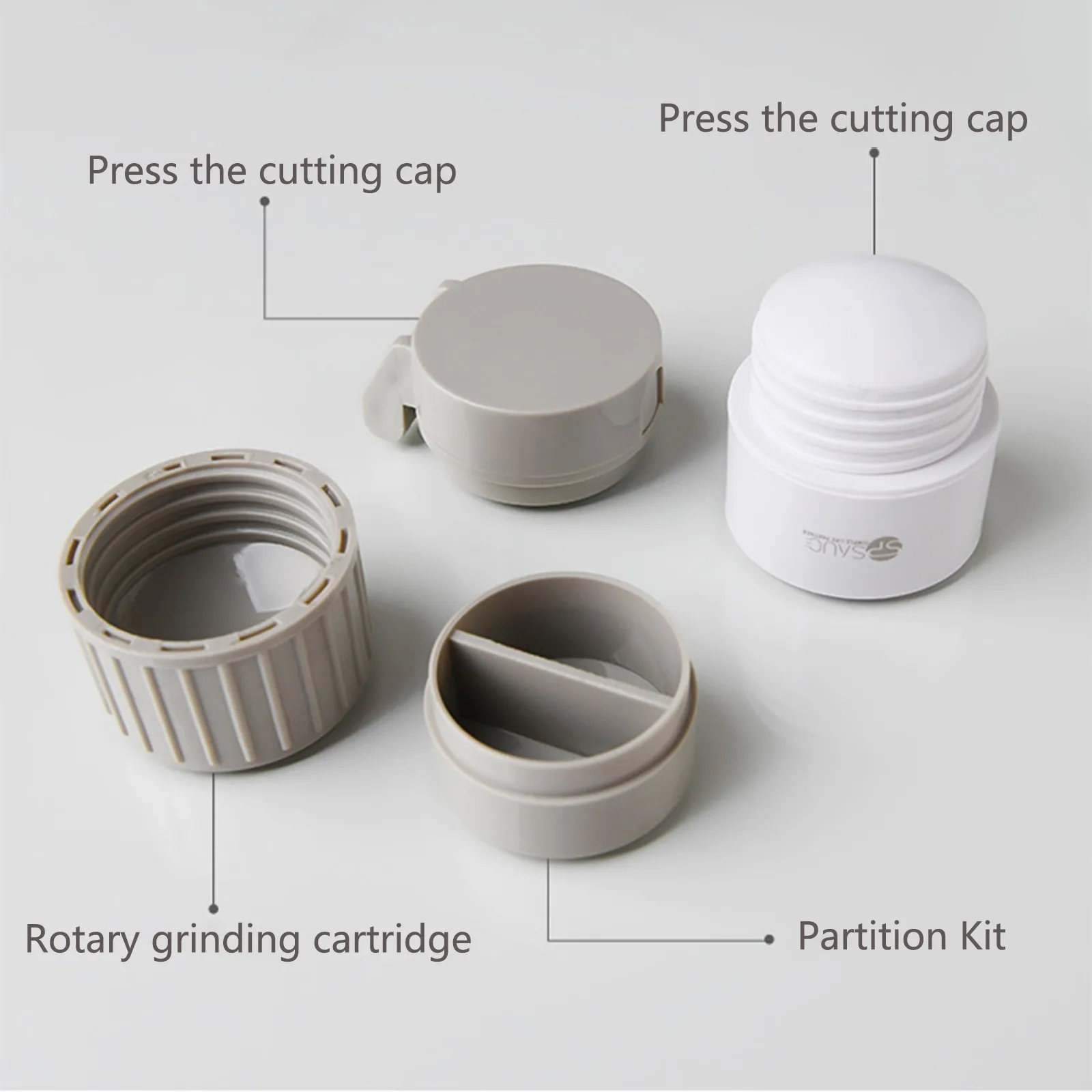 Unique Cutter Tablet Grinder Distributor Grinder Portable Box Kitchen accessories