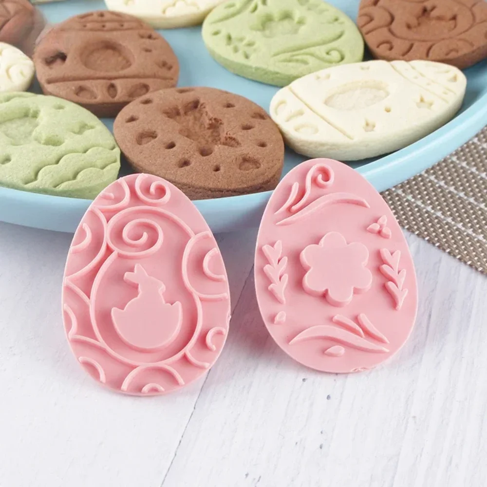 8pcs/9pcs Sugar Turning Baking Mold Chocolate Pastry Press Holiday Cookie Cutter Set Cartoon Press Type Baking Embossing Mold