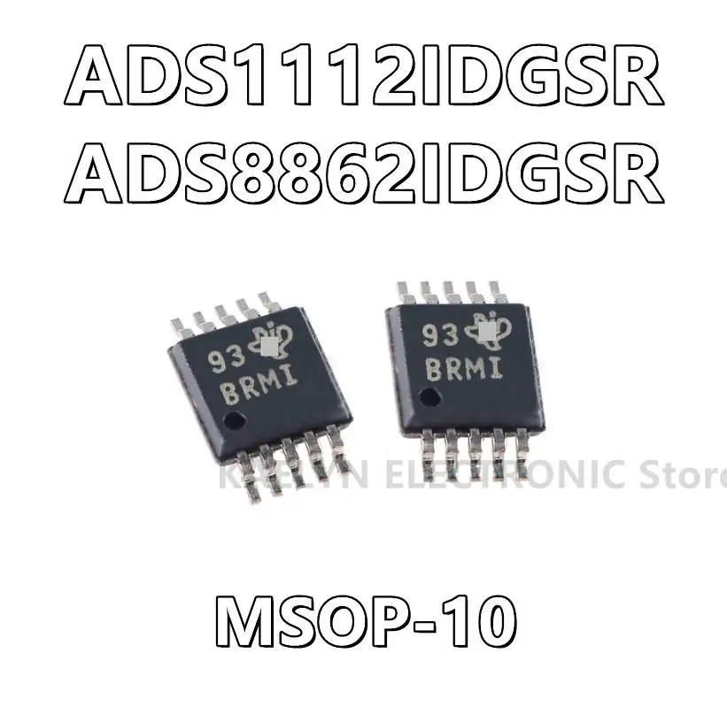 

5 шт./партия ADS1112IDGSR ADS1112 ADS8862IDGSR ADS8862 фотосессия
