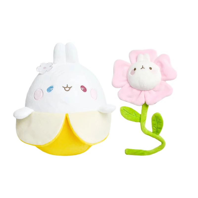 

12-30 см Новые подлинные Мягкие плюшевые игрушки Molang кролик Мультяшные Аниме фигурки мягкие милые брелоки искусственные детские подарки на день рождения
