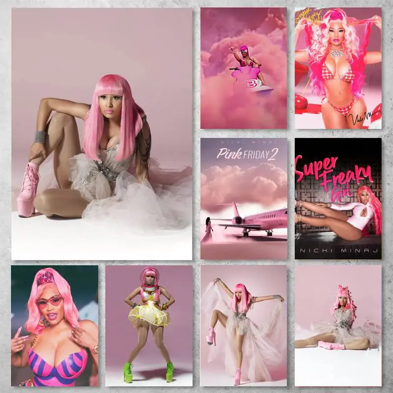 

Nicki Minaj, постеры с розовой пятницей, печатные настенные картины, украшение для гостиной и дома