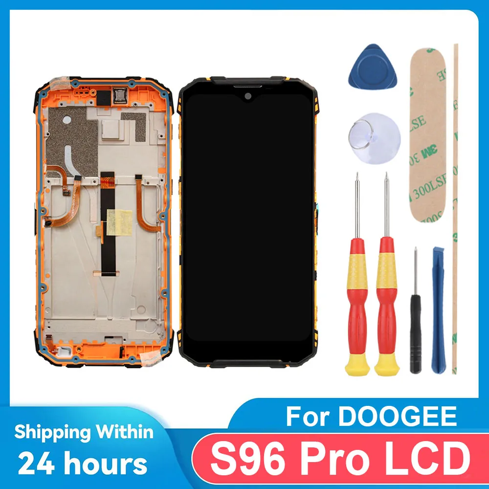 

Для DOOGEE S96 Pro/6,22 дюймов FHD + ЖК-дисплей + сенсорный экран + с рамкой