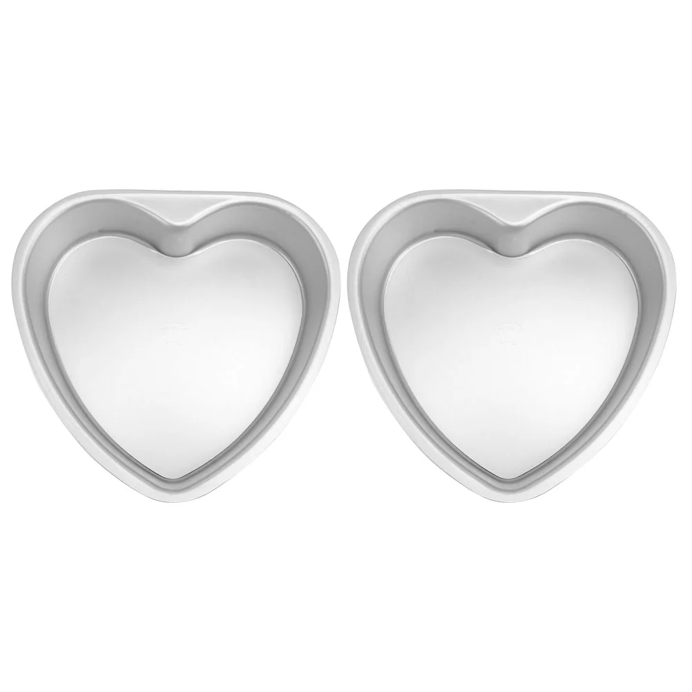 

2 Pcs Mini Loaf Pans Heart Cake Mold Shaped Bread Mould Baking Molds Cheesecake Pop