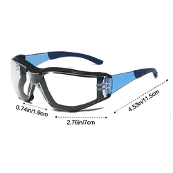 Outdoor Cycling Protective Goggles - Wind, Dust & Insect Resistant with Splash Protection (Clear)