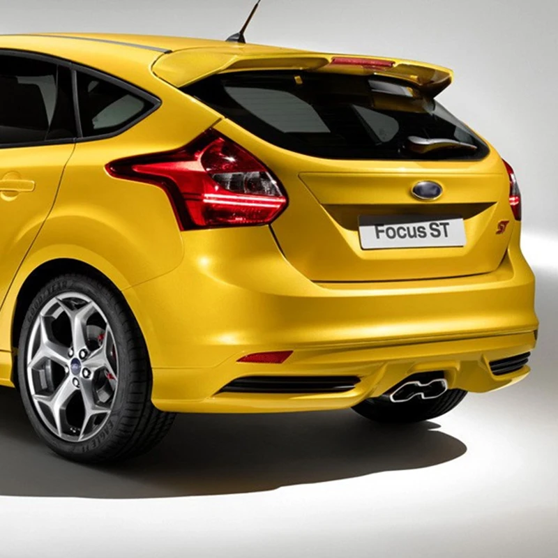 포드 포커스 배기 파이프 수정 ST 스퀘어 포트 스테인레스 스틸 배기 파이프 포커스 ST, 12-18 에 적합